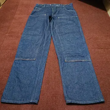 다크 네이비 새상품급 프리즌 블루 더블니 w32 서스펜더