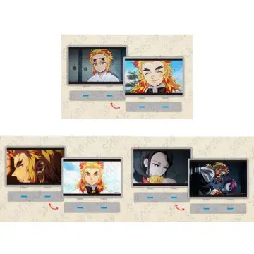 렌고쿠 가족을 떠올리는 렌티큘러 아크릴 스탠드 쿄쥬로 센쥬로 루카