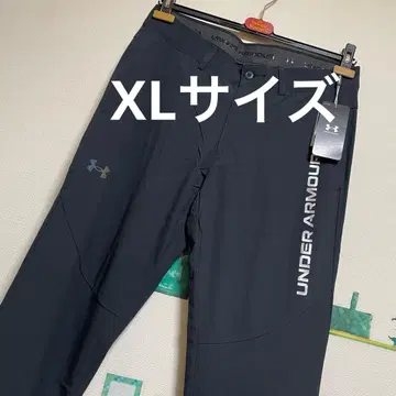 새상품 언더아머 골프 마크&로고 스트레치 우븐 팬츠 XL 블랙