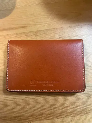 삿포로 가죽직인관 카드 케이스 보르도