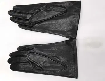 새상품 미사용 YUKIKO HANAI 양가죽 블랙 가죽 장갑 슬림핏