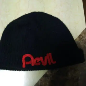 aevil label 니트 모자