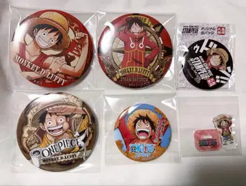 원피스 루피 캔뱃지 세트