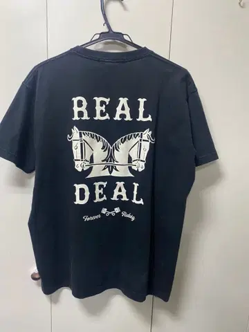 REAL DEAL XL 블랙 T셔츠