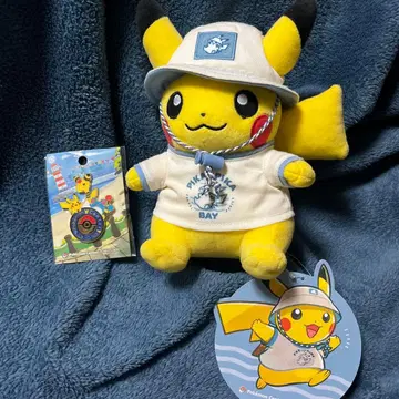 포켓몬 센터 도쿄 베이 한정판 레저 스타일 피카츄 핀 배지