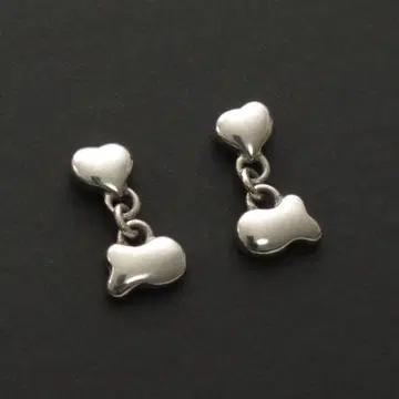 클리오 블루 귀걸이 물고기 & 하트 Clio Blue 각인 있음