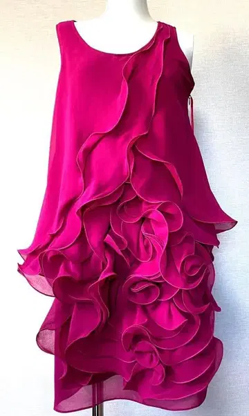 슬리브리스 튜닉 사교댄스 파티 드레스