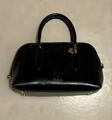 블랙 가죽 핸드백 snidel