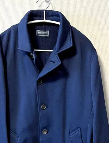 새상품급 나노 유니버스 싱글 P 코트 하프 코트 네이비 L