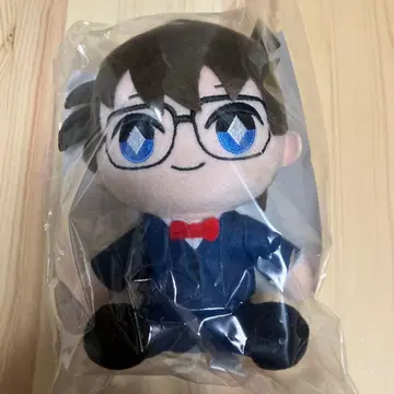 세가 럭키 쿠지 명탐정 코난 카페 B상 앉은 봉제 인형 에도카와 코난