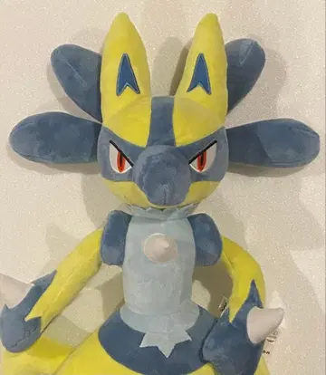 미사용 새상품 포켓몬스터 메챠모후굿토 봉제 인형 ~옐로우 컬러 루카리오~