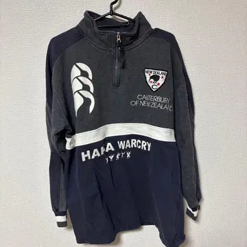 CANterbury 하프 지퍼 트레이닝복 M 네이비