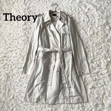 Theory 띠어리 라이너 포함 트렌치코트 코튼 혼방