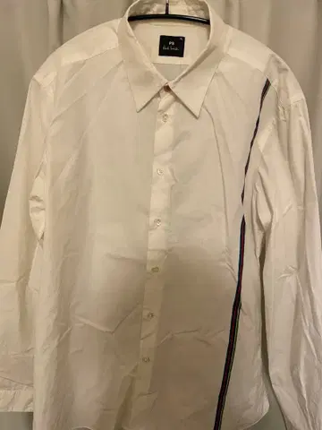 폴 스미스 XL 화이트 셔츠 스트라이프
