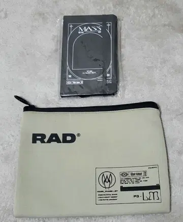 theGazettE 복권 메모장 & MASS 파우치 묶음 판매