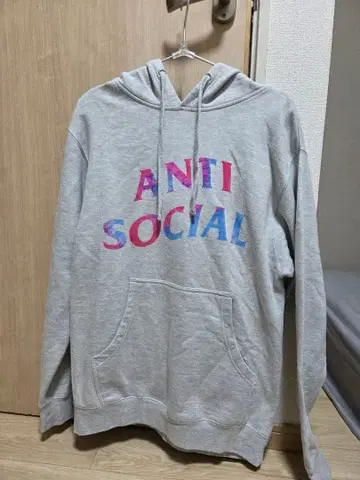 ANTI SOCIAL CLUB 후드티 그레이