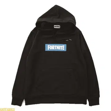 FORTNITE 블랙 후드 부착 후드티 M