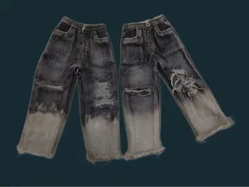 네오 브라이스용 데미지 가공 팬츠