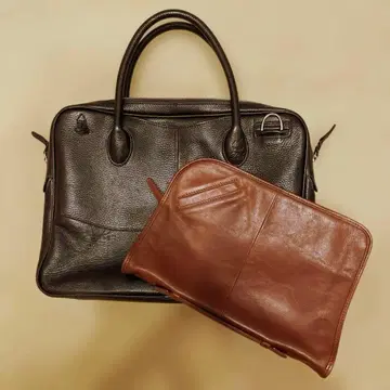 가죽 비즈니스 백 & 파우치