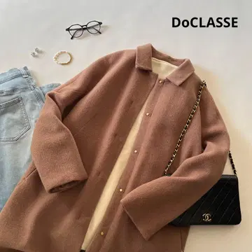 b1880 새상품 두클라쎄 진심 리버서블 울 코트