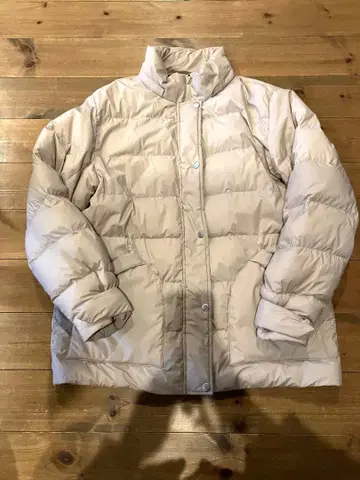 다운 자켓 여성용 베이지 LL 워크맨