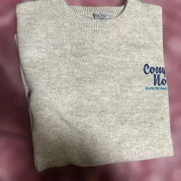 새상품급! 니코앤드 MODE NORM CORE 자수 니트 풀오버