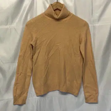 UNIQLO 유니클로 캐시미어 100% 터틀넥 니트 베이지 M