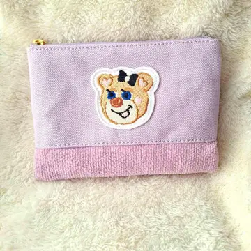 러브리바이페이러 올드테디걸 와펜 파우치 핑크