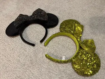 미키 귀 머리띠 2세트