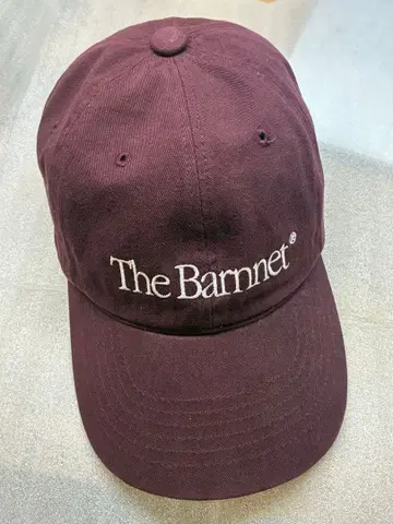 더 Barnnet 버건디 야구 모자