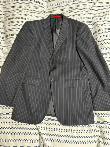 ORIHICA 네이비 스트라이프 수트 자켓 단품 사이즈 A6