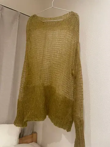 TODAYFUL 긴팔 니트 머스타드