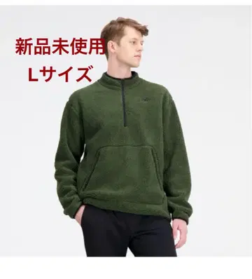 다크 그린 플리스 자켓 L 사이즈 뉴발란스