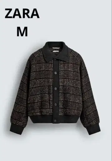 ZARA 자라 리브 옷깃 절개 자켓 M