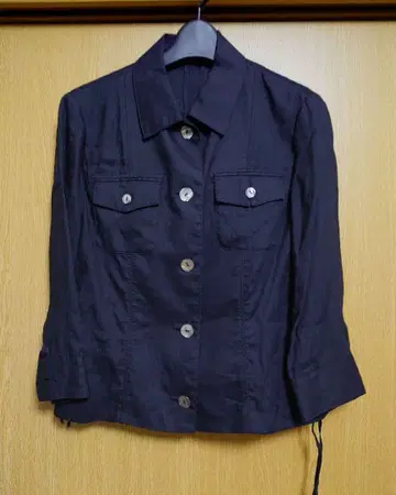 K.T 7부 소매 린넨 셔츠 & 스커트 셋업