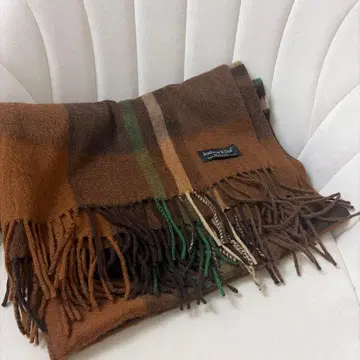 Joshua Ellis 캐시미어 체크 스톨