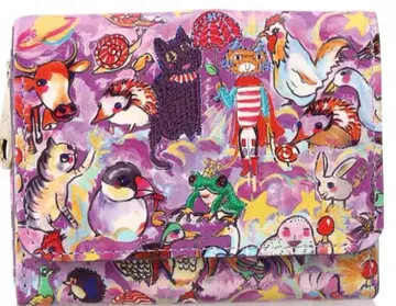 츠모리치사토 동물들 3단 폴더형 지갑 새상품