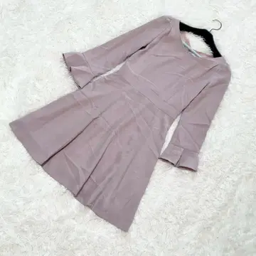 프로포션 바디 드레싱 플레어 원피스 더스티 핑크