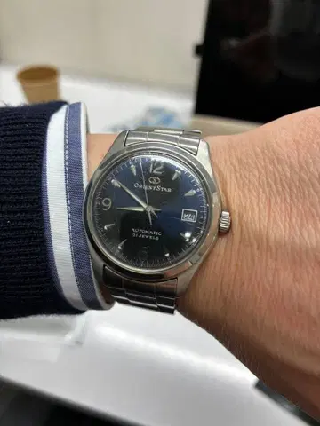 Orient Star 자동 와인딩 손목시계 스테인리스