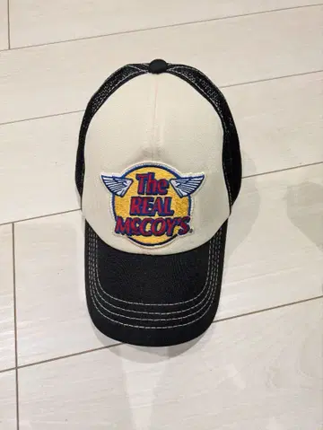 The REAL McCOY'S 리얼 맥코이 로고 캡 모자