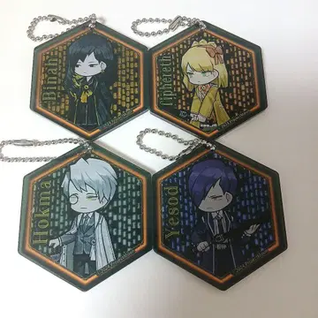 라이브러리 오브 루이나 트레이딩 캔뱃지 4점