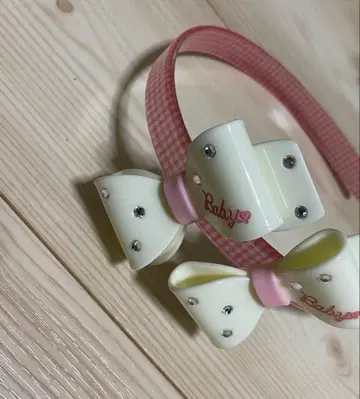 베이비더스타즈 샤인브라이트 머리띠 리본