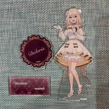 Ave Mujica 도리스 아크릴 스탠드 화이트 미니 드레스