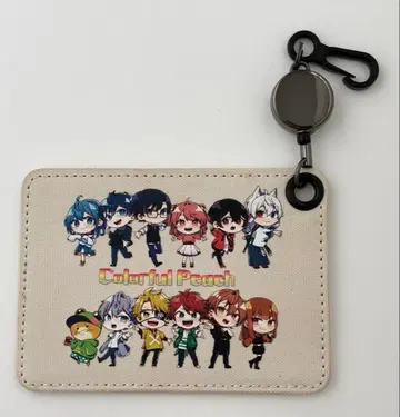 컬러풀 피치 12명 전원 집합 카드 케이스 교통카드 지갑