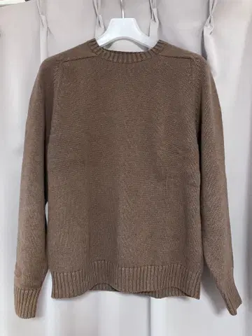 lands'end 드리프터 스웨터 cotton knit 브라운