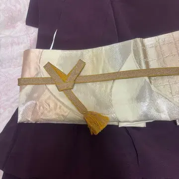 원터치 허리띠 키모노.쿠니 오리지널 디자인 제작 순수 실크