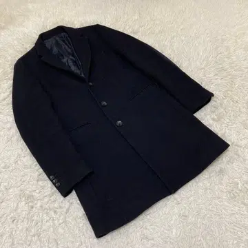 JOURNAL STANDARD relume 체스터 코트 무지 블랙 M