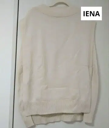 이에나 IENA 베스트 니트 아이보리 화이트 니트 베스트