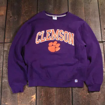 구제 러셀 V 가제트 맨투맨 앞V 퍼플 S 여성용 M-L 상당