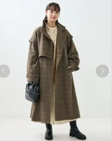 FREAK'S STORE 울리 스탠드 트렌치코트